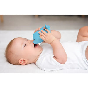 Tikiri Ocean Buddies Natural Rubber Rattle - Dolphin