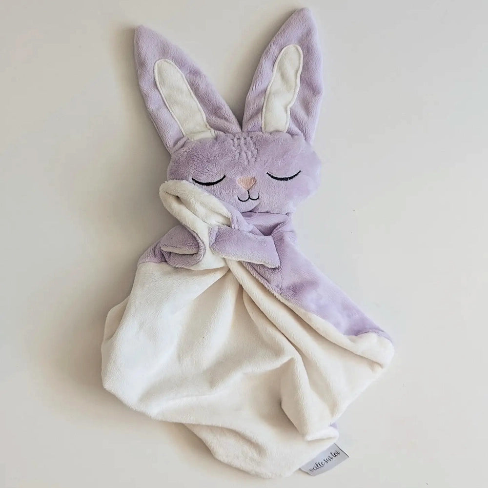 Veille Sur Toi Security Blanket - Marguerite Lilac Bunny