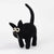 The Winding Road Toy Cat  - Black