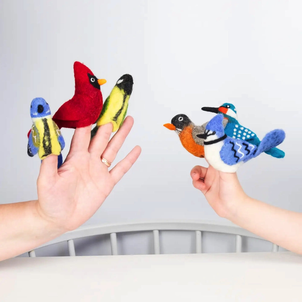 The Winding Road Finger Puppet Birds