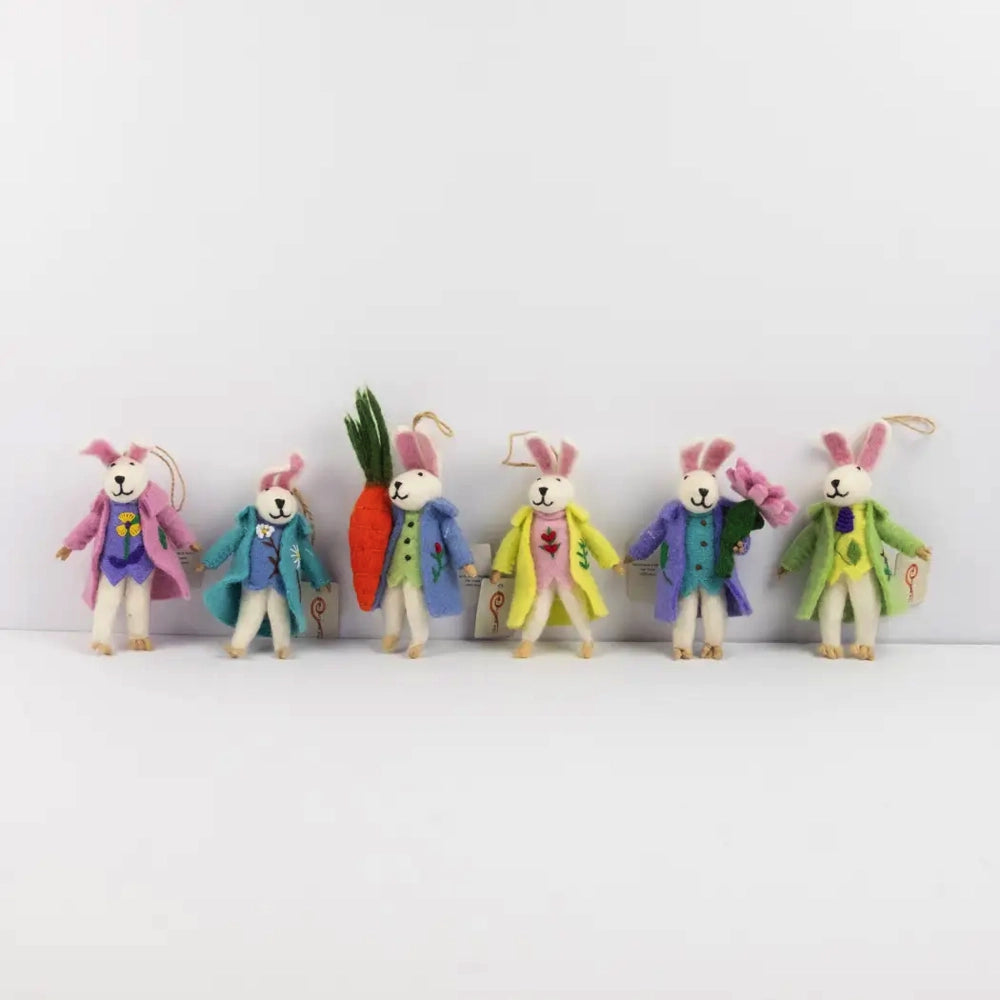 The Winding Road Ornament - Bunnies