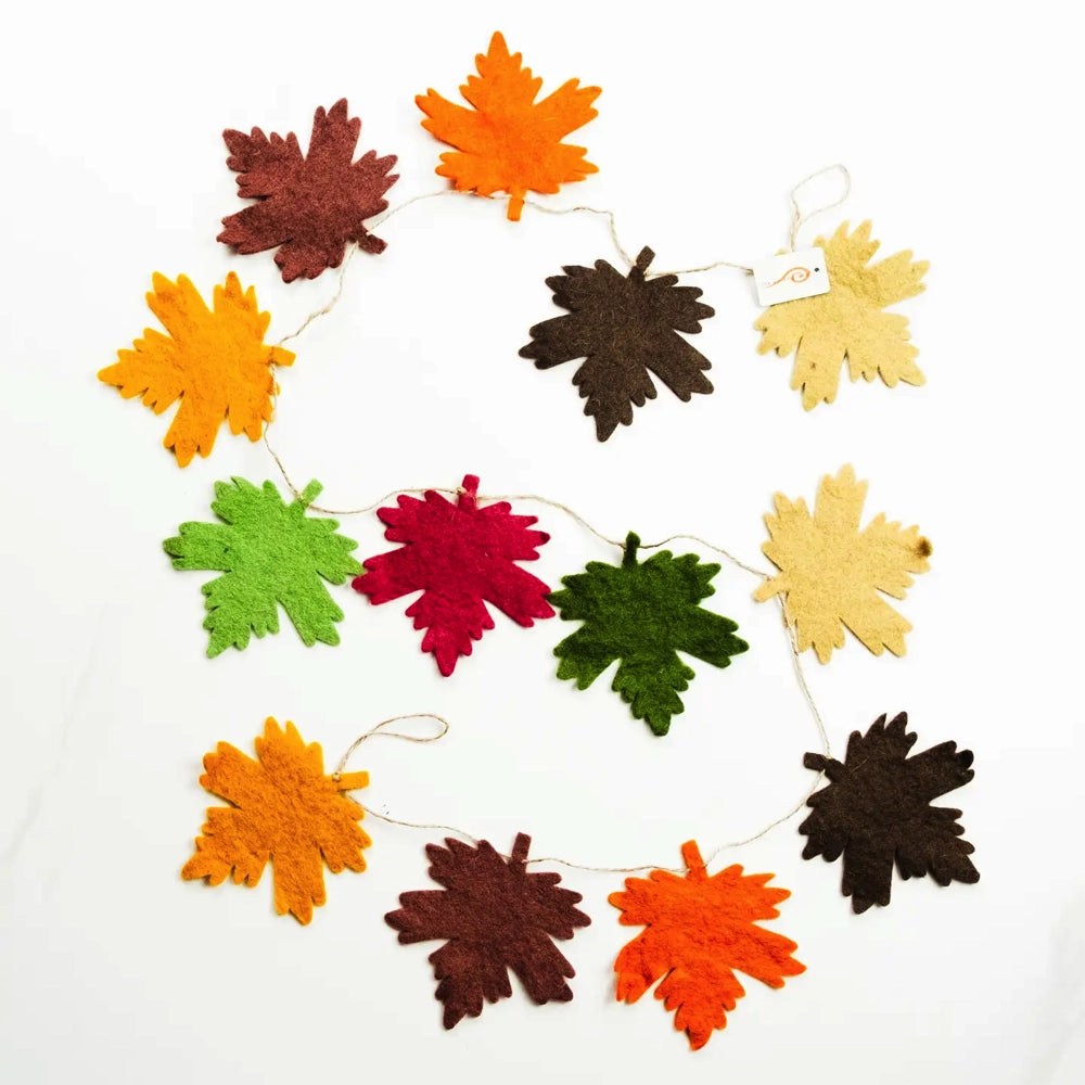 The Winding Road Garland - Autumn Leaf