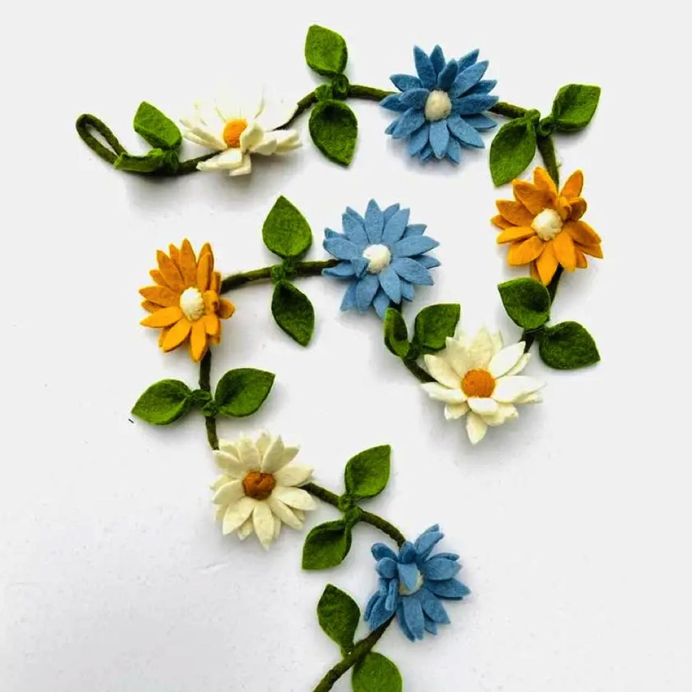 The Winding Road Garland - Flowers