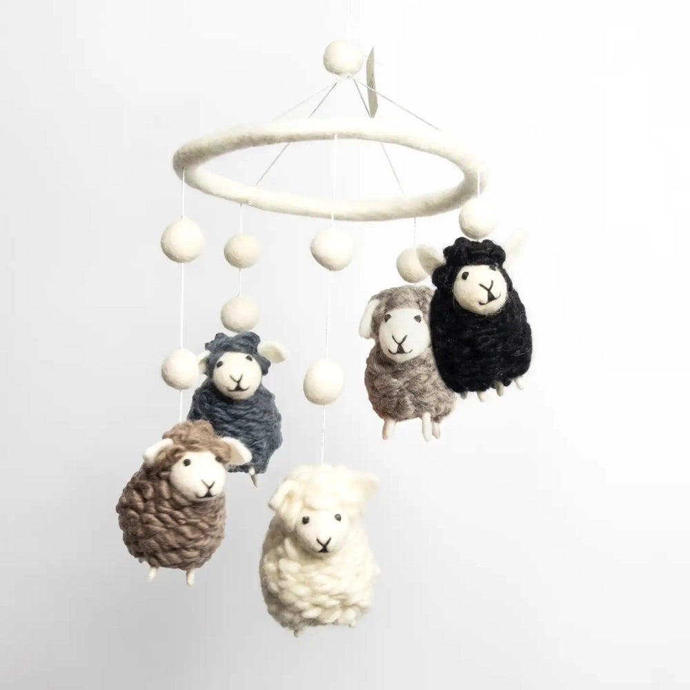 The Winding Road Mobile - Natural Sheep
