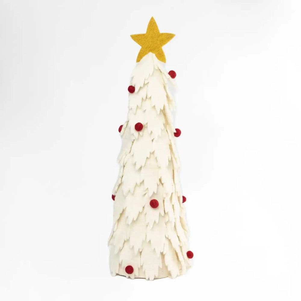 The Winding Road Christmas Tree White