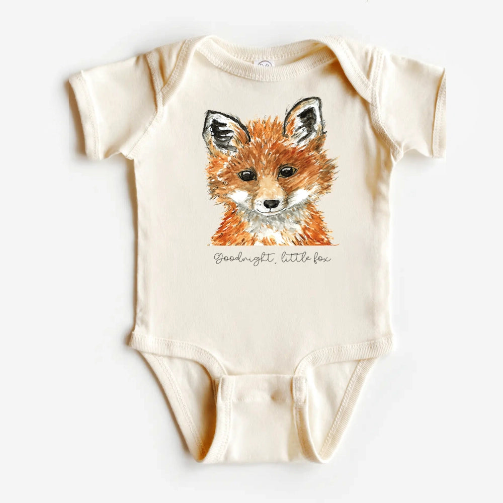 WLDFLRW Printed Baby Onesie - Fox