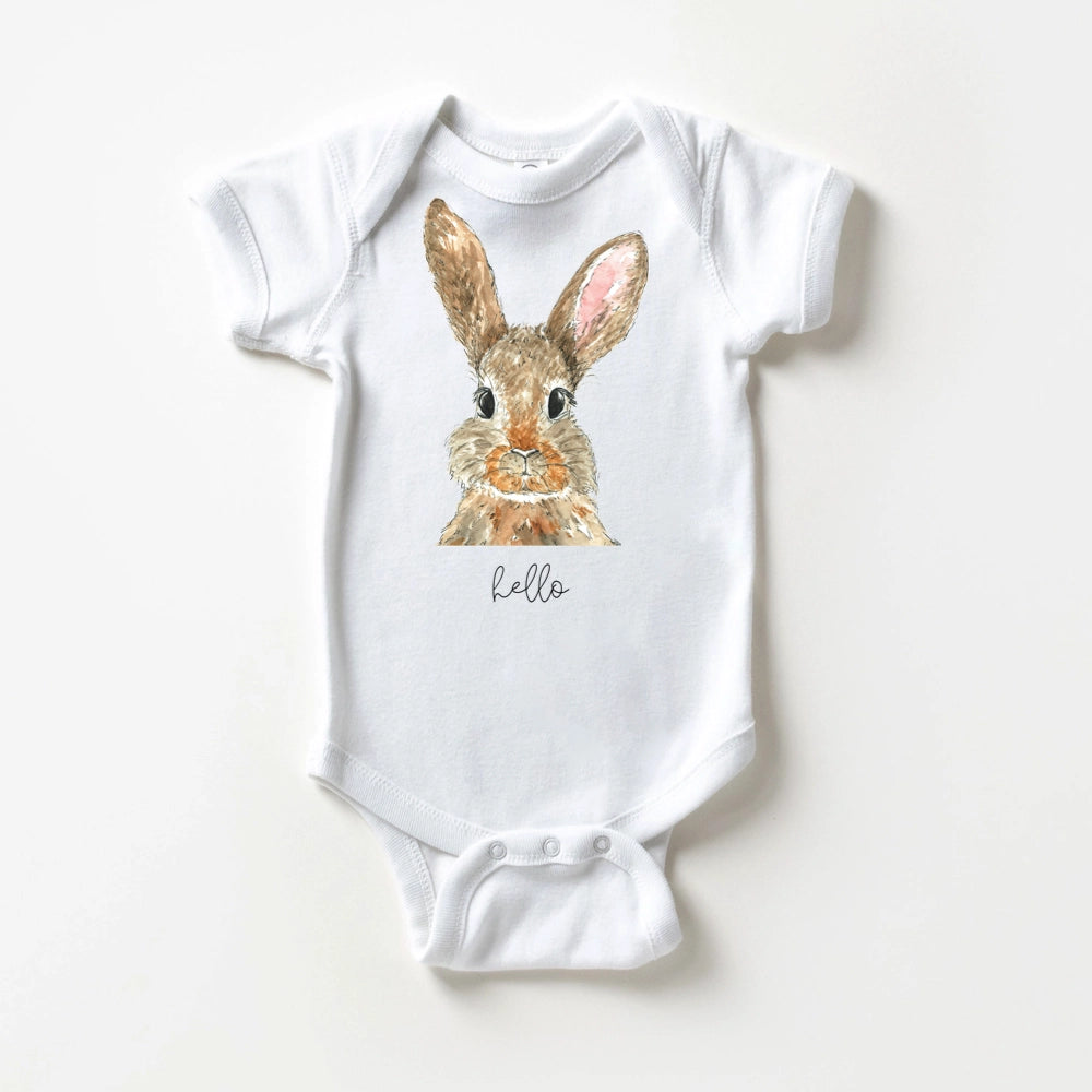 WLDFLRW Printed Baby Onesie - Bunny