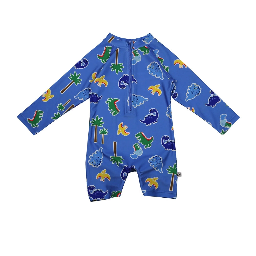 Zoocchini Rashguard One Piece Swimsuit - Dino