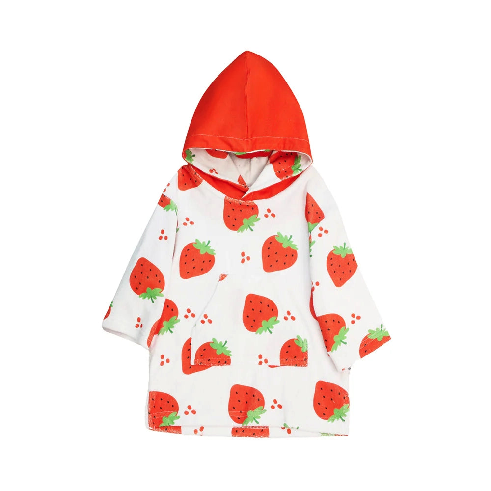 Zoocchini UPF50+ Terry Swim Coverup - Strawberry