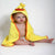 Zoocchini Baby Snow Terry Hooded Bath Towel - Puddles Duck