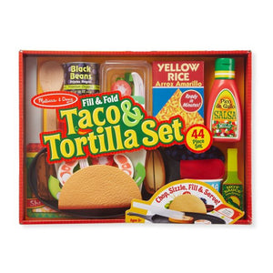 melissa & doug fill and fold taco & tortilla set