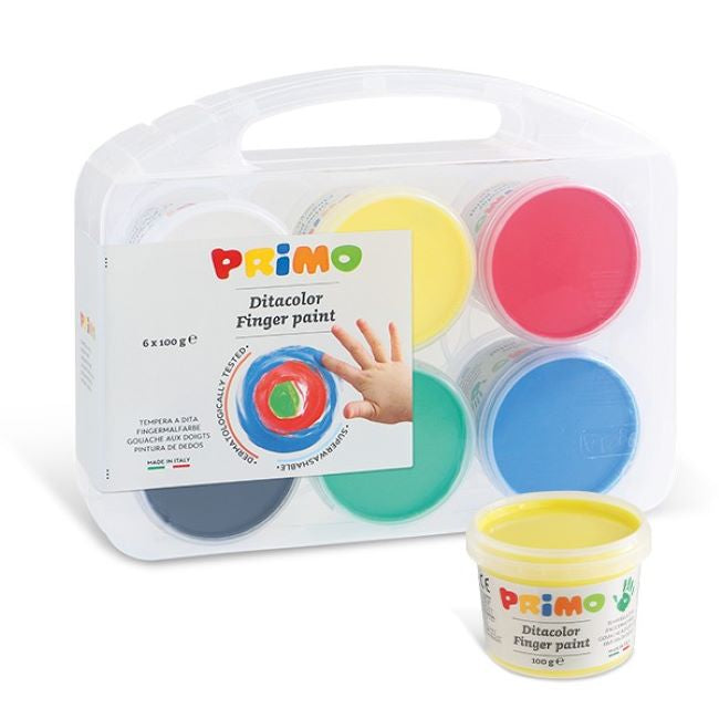 playwell primo ditacolor fingerpaints in carry case