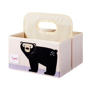 3 Sprouts Diaper Caddy - Bear