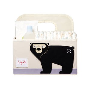3 Sprouts Diaper Caddy - Bear