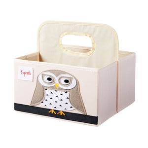 3 Sprouts Diaper Caddy - Owl