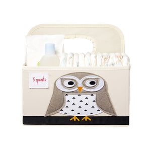 3 Sprouts Diaper Caddy - Owl