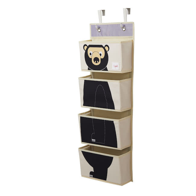 3 sprouts hanging wall organizer - bear