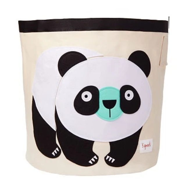 3 sprouts storage bin - panda