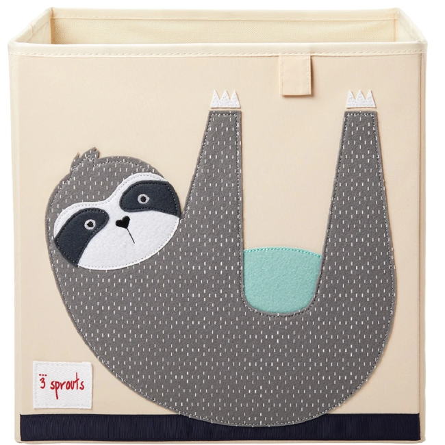 3 sprouts storage box - sloth