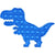 push pop fidget - blue dinosaur