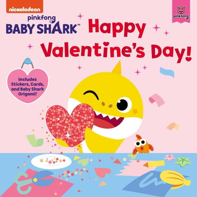 pinkfong; baby shark: happy valentine's day, paperback book