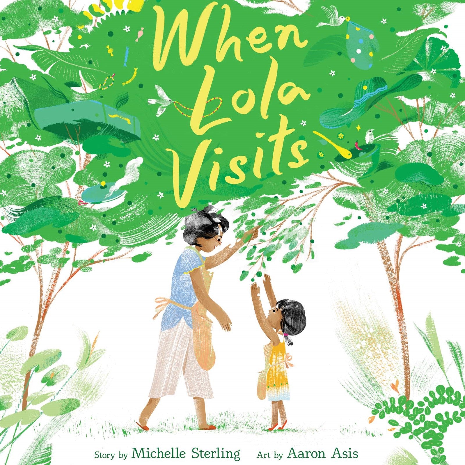 sterling, michelle; when lola visits, hardcover book