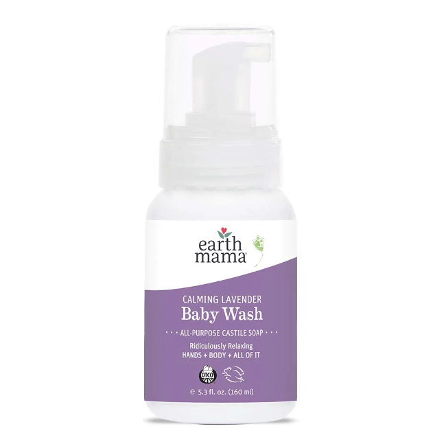 Earth Mama Calming Lavender Castile Baby Wash 160ml