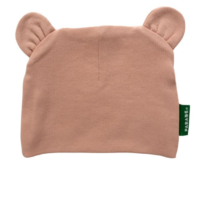 Parade Organics Baby Bear Hat - Dusty Pink