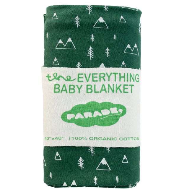 Parade Organics Everything Blanket - Emerald Mountains