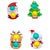 push n pop holidays characters 3"