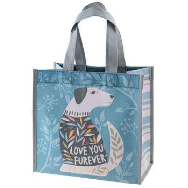karma recycled medium gift bag - dog
