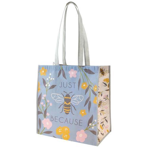 karma recycled large gift bag - bee
