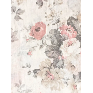 Miss Rose Sister Violet Women's Italian Cotton Floral Scarves