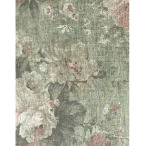 Miss Rose Sister Violet Women's Italian Cotton Floral Scarves