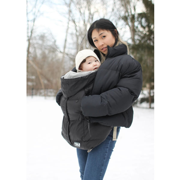 7 A.M. enfant pookie poncho baby cover black