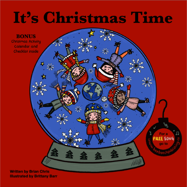 chris, brian; it's christmas time, paperback book