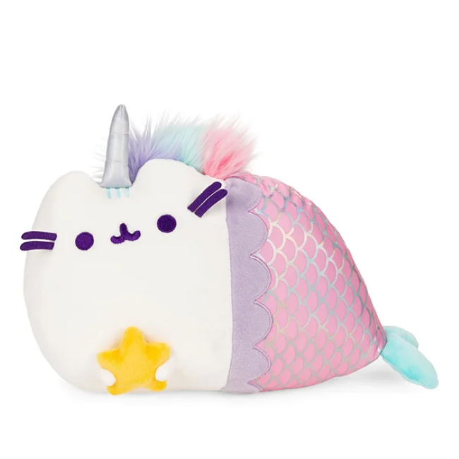 gund pusheen - pusheenicorn magical lights mermaid 12"