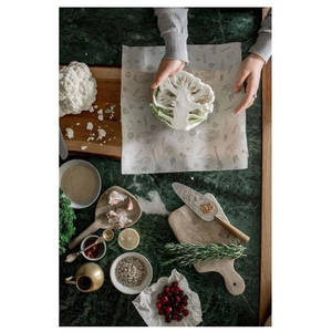 abeego beeswax food wrap - large 2pk