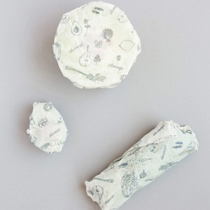 abeego beeswax food wrap - variety 3pk