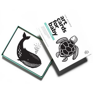 wee gallery art cards for baby - ocean collection
