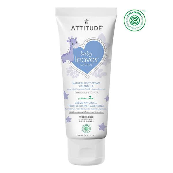 Attitude Baby Leaves Calendula Cream - Good Night Almond Milk 200 ml