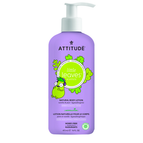 attitude little leaves body lotion - vanilla + pear 473 ml