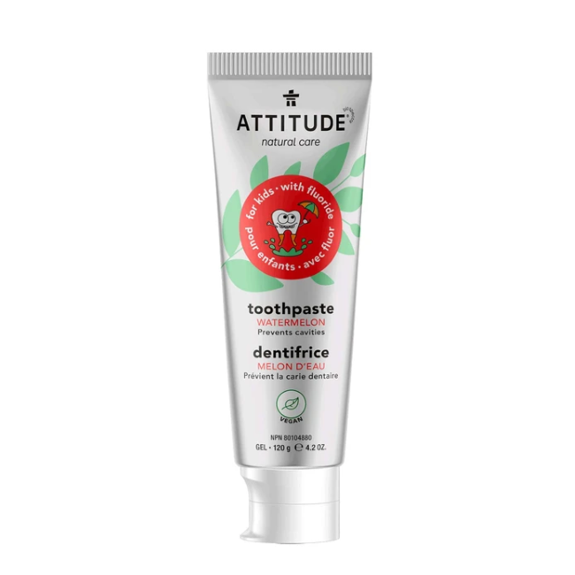 Attitude Kids Toothpaste with Fluoride - Watermelon