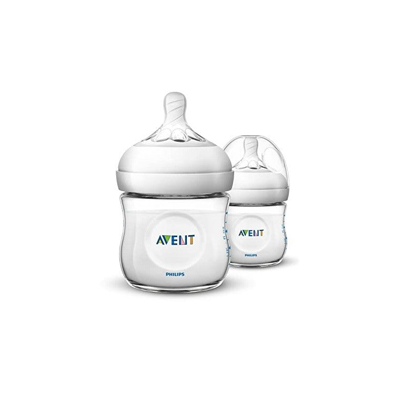 Philips Avent Natural 4oz Baby Bottle 2pk