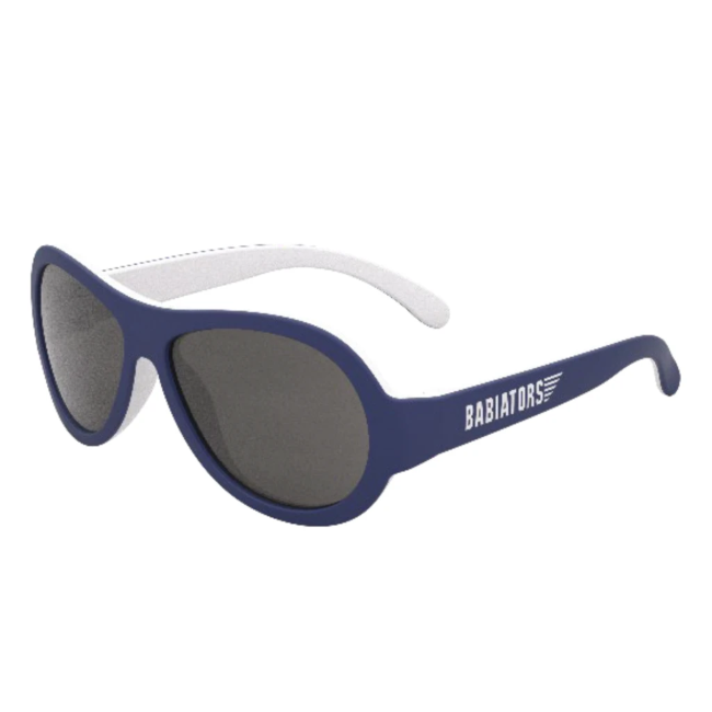 babiators original two-tone aviator sunglasses nautical navy
