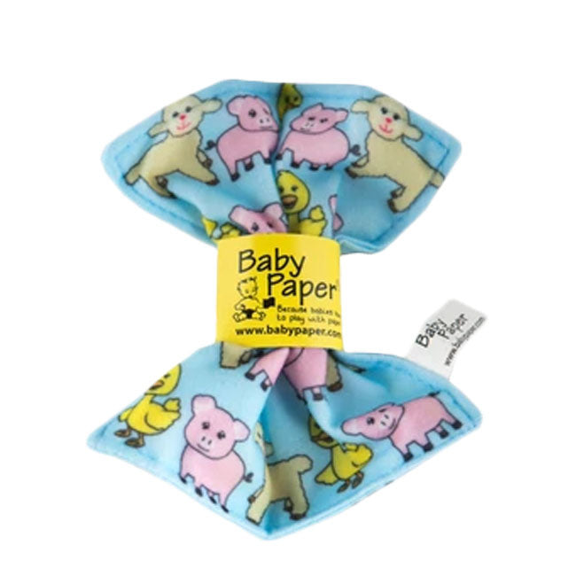 baby paper crinkle toy - farm animal