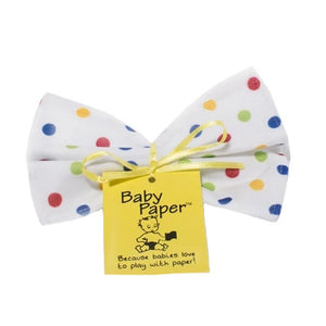 baby paper crinkle toy - polka dot