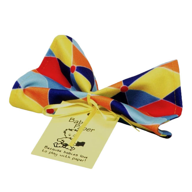 baby paper crinkle toy - triangle