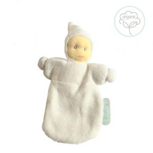 peppa hoppa baby belle organic bonding doll - cream