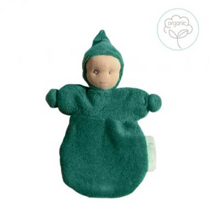 peppa hoppa baby belle organic bonding doll - emerald
